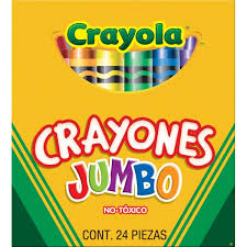 Crayolas marca Crayola 24 pz extrajumbo